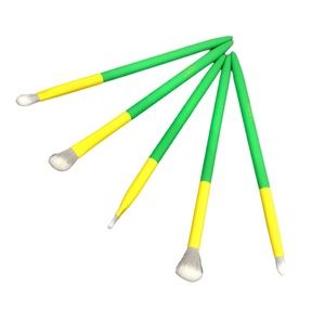 LAVISH 5 pc Essential Eye VEGAN BRUSH SET new